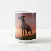 Whippet Elegante Kaffee Tasse (Mittel)