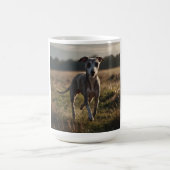 Whippet Elegante Kaffee Tasse (Mittel)