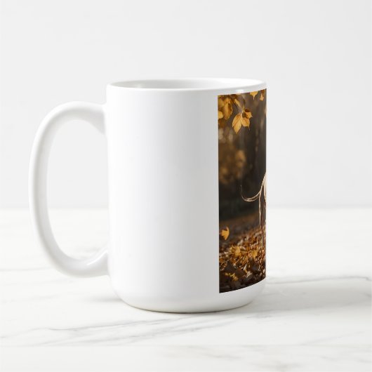Whippet Elegante Kaffee Tasse (Links)