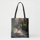 Whippet Elegante Schulter-Tasche Tasche (Vorderseite)