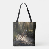 Whippet Elegante Schulter-Tasche Tasche (Rückseite)