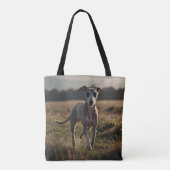Whippet Elegante Schulter-Tasche Tasche (Rückseite)