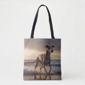 Whippet Elegante Schulter-Tasche Tasche (Vorderseite)