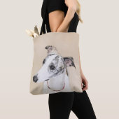 Whippet, Englisch Whippet, Verschluss, Weiß, Tasche (Von Nahem)