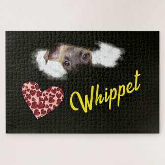 Whippet Eyes Solid Color 1000 Stück Puzzle