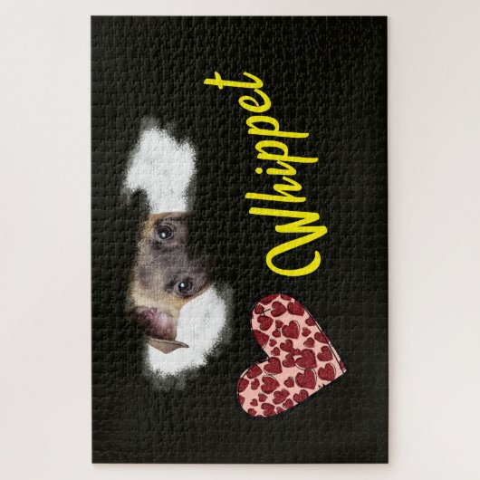 Whippet Eyes Solid Color 1000 Stück Puzzle (Vertikal)