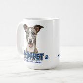 🐾 Whippet-Fan-Geschenk🐾 Kaffeetasse (Vorderseite Links)