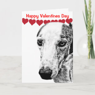 Whippet Feiertagskarte