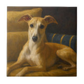Whippet Fliese (Vorderseite)