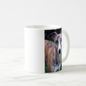 whippet Gesicht Kaffeetasse (VorderseiteRechts)