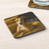 Whippet Getränkeuntersetzer (Linke Seite)