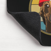 Whippet Good Funny 80er Music Dog Design Mousepad (Ecke)
