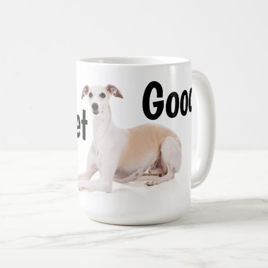 Whippet Good Hund Tasse (VorderseiteRechts)