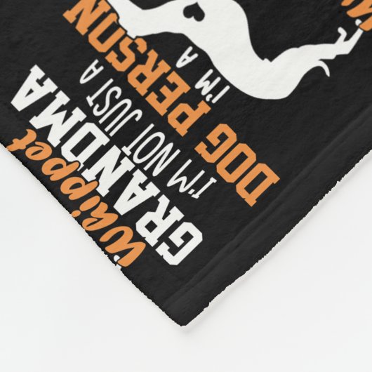 Whippet Grandma Dog Gifts Whippet Dog Lover Fleecedecke (Ecke)