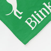 Whippet Green Personalisiert Dog Blanket Fleecedecke (Ecke)