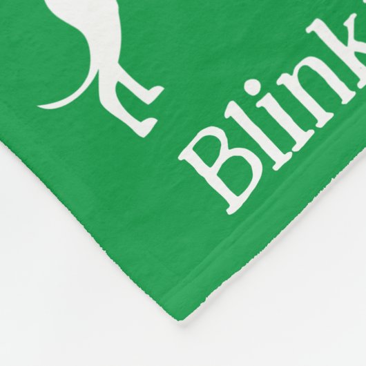 Whippet Green Personalisiert Dog Blanket Fleecedecke (Ecke)
