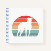 Whippet Greyhound | Sighthound Gift Notizblock (Vorderseite)
