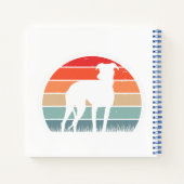 Whippet Greyhound | Sighthound Gift Notizblock (Rückseite)