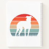 Whippet Greyhound | Sighthound Gift Notizblock (Rückseite)