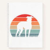 Whippet Greyhound | Sighthound Gift Notizblock (Vorderseite)