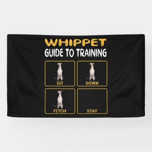 Whippet Guide to Training Hunde Obedience Banner (Horizontal)