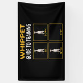 Whippet Guide to Training Hunde Obedience Banner (Vertikal)