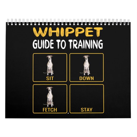 Whippet Guide to Training Hunde Obedience Kalender (Titelbild)