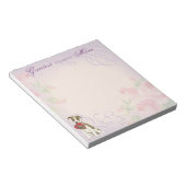 Whippet Heart Mama Notizblock (angewinkelt)