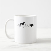 Whippet Herzschlag Windhund Sighthound Kaffeetasse (Links)