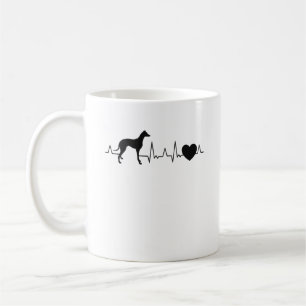 Whippet Herzschlag Windhund Sighthound Kaffeetasse