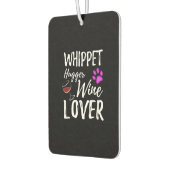 Whippet Hugger Wine Lover Dog Mama oder Hunde Vate Autolufterfrischer (Links)