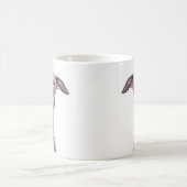 Whippet Hund Geschäftsname Tier Niedlich Kaffeetasse (Mittel)