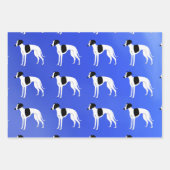 Whippet Hund Geschenkpapier Set (Vorderseite 3)