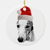 Whippet Hund Keramikornament (Hinten)