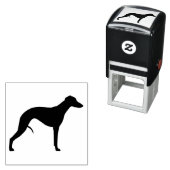 Whippet Hund Rasse Silhouette Permastempel (Beispiel)