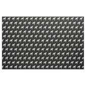 Whippet Hund Silhouette Haustier Stoff (Fat Quarter (45,7 x 55,9 cm))