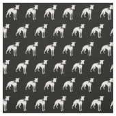 Whippet Hund Silhouette Haustier Stoff (Muster)