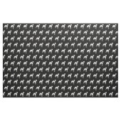 Whippet Hund Silhouette Haustier Stoff (Fat Quarter (45,7 x 55,9 cm))