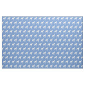 Whippet Hund Silhouette Pet Light Blue Stoff (Fat Quarter (45,7 x 55,9 cm))