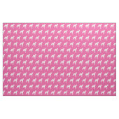 Whippet Hund Silhouette Pet Pink Stoff (Fat Quarter (45,7 x 55,9 cm))