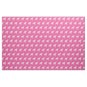Whippet Hund Silhouette Pet Pink Stoff (Fat Quarter (45,7 x 55,9 cm))