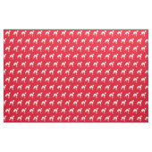 Whippet Hund Silhouette Pet Red Stoff (Fat Quarter (45,7 x 55,9 cm))