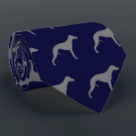 Whippet Hund Silhouetten Muster Blau und Grau Krawatte<br><div class="desc">Dieses originelle Muster blauer Hals-Krawatte macht ein tolles Geschenk für Hundedads! Diese coole Krawatte ist in verschiedenen Farben erhältlich und macht eine Aussage für alle, die Whippets Liebe. Ein phantastisches Geschenk für den Typ, der eine Krawatte für Geschäftsreisen oder für besondere Veranstaltungen wie z.B. Urlaubsprogramme, HUNDEZUCHTVERBAND-Hundeausstellungen und Hochzeiten trägt. Ein...</div>