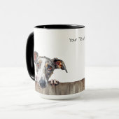 Whippet Hund Tasse (Vorderseite Links)