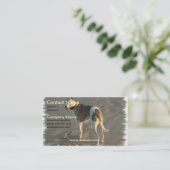 Whippet HundeVisitenkarte Visitenkarte (Stehend Vorderseite)