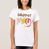 Whippet Hundezucht-Mama-Geschenk T-Shirt (Vorderseite)