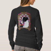 Whippet im Rahmen T-Shirt (Rückseite)