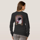 Whippet im Rahmen T-Shirt (Schwarz voll)