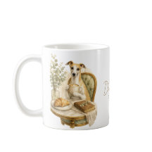 Whippet-Kaffee-Liebhaber-Geschenk | Eleganter Wass