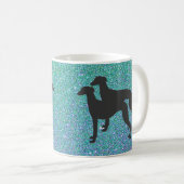 Whippet Kaffeetasse (VorderseiteRechts)